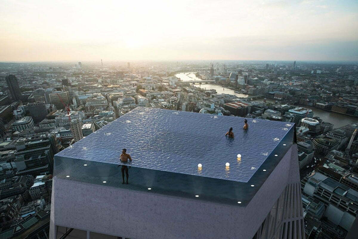 Über den Dächern von London: Der coolste Infinity-Pool der Welt